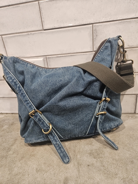 Patricia Nash Handbags - Patricia Nash Elia Denim Crossbody Hobo with Adjustable Strap